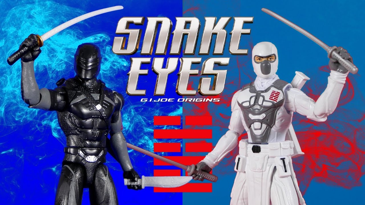 Hasbro G.I. JOE Origins Snake Eyes & Storm Shadow movie action figures