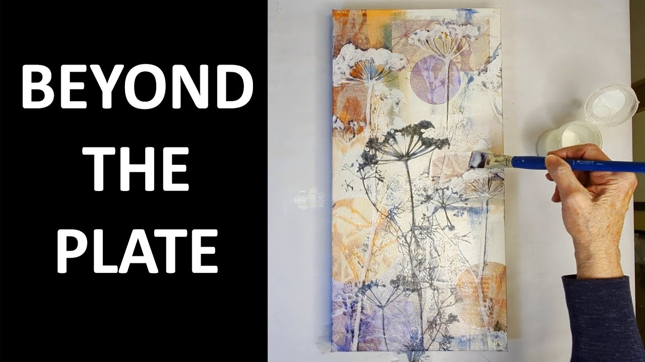 Building a Collage With Your Gel Prints