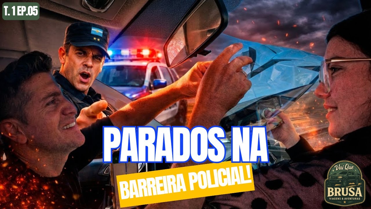 Episódio 05: Fomos Parados pela Polícia na Patagônia 🚔😬 | Tivemos que Tirar a Película do Carro