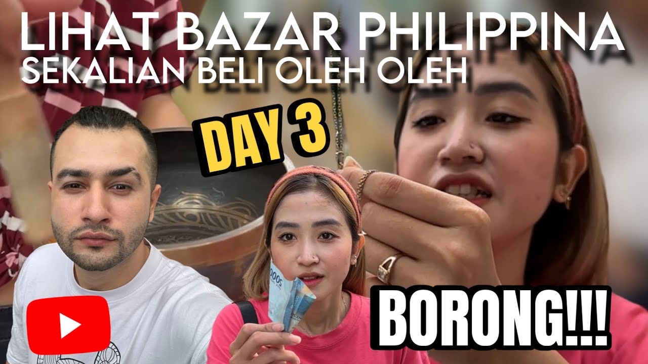 DAY 3!!! VENNY BORONG OLEH OLEH DI BAZAR PHILIPPIN!!!