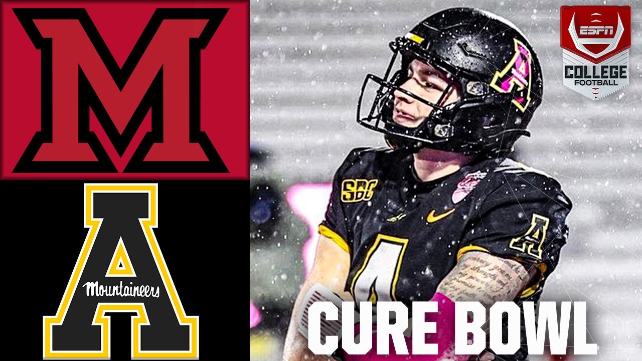 Cure Bowl: Miami (OH) RedHawks vs. Appalachian State Mountaineers | Full Game Highlights