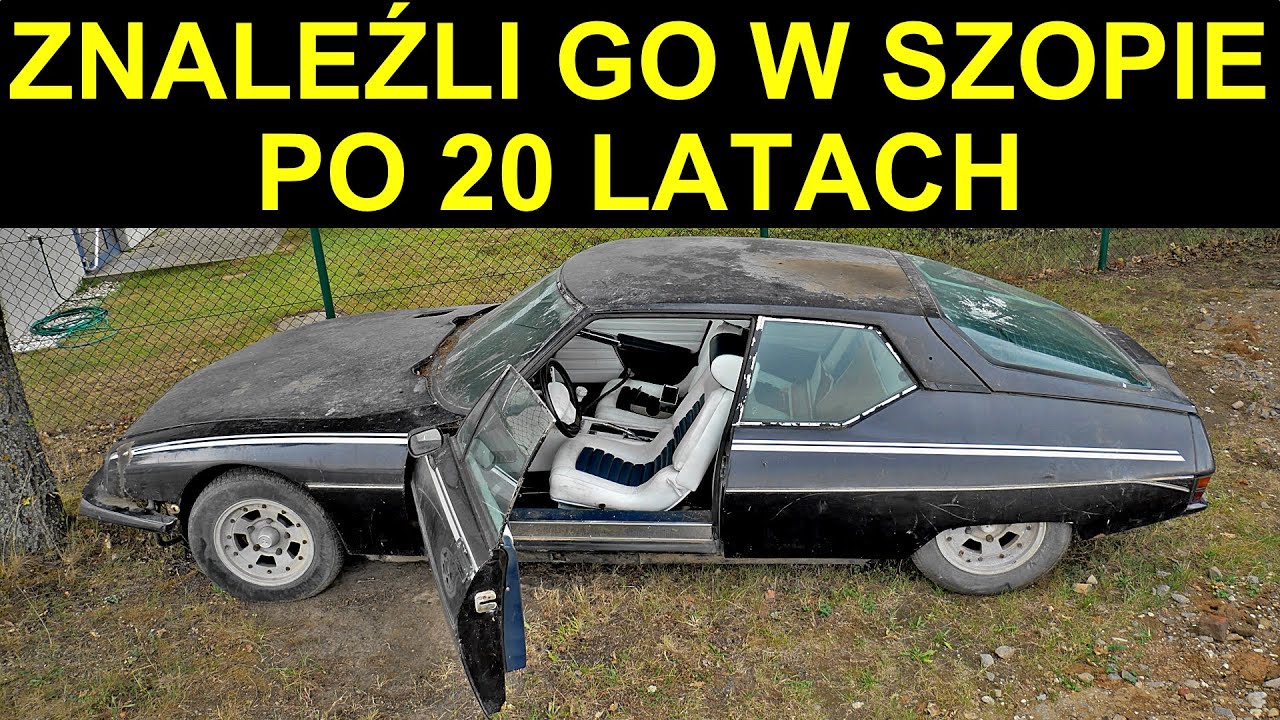 Citroen SM (z silnikiem Maserati) znaleziony po 20 latach na południu Francji