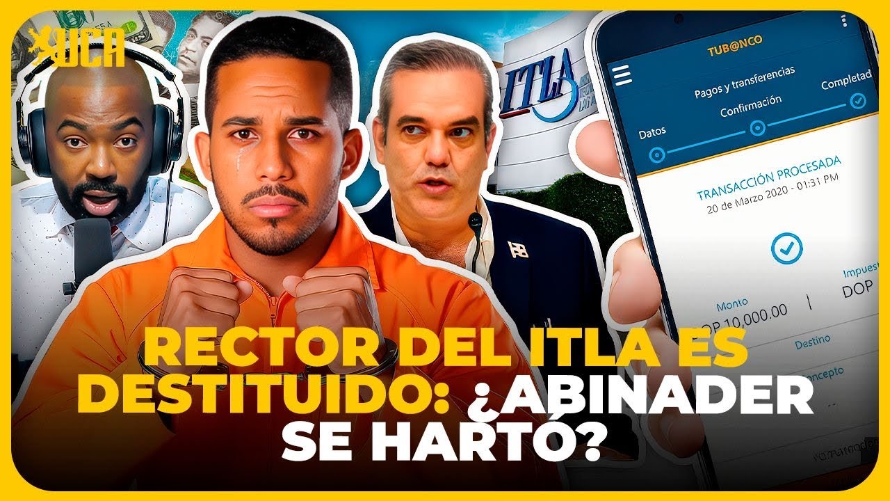 ABINADER BOTA  AL RECTOR DEL ITLA ¿ABINADER ESTARÁ ENOJADO? 