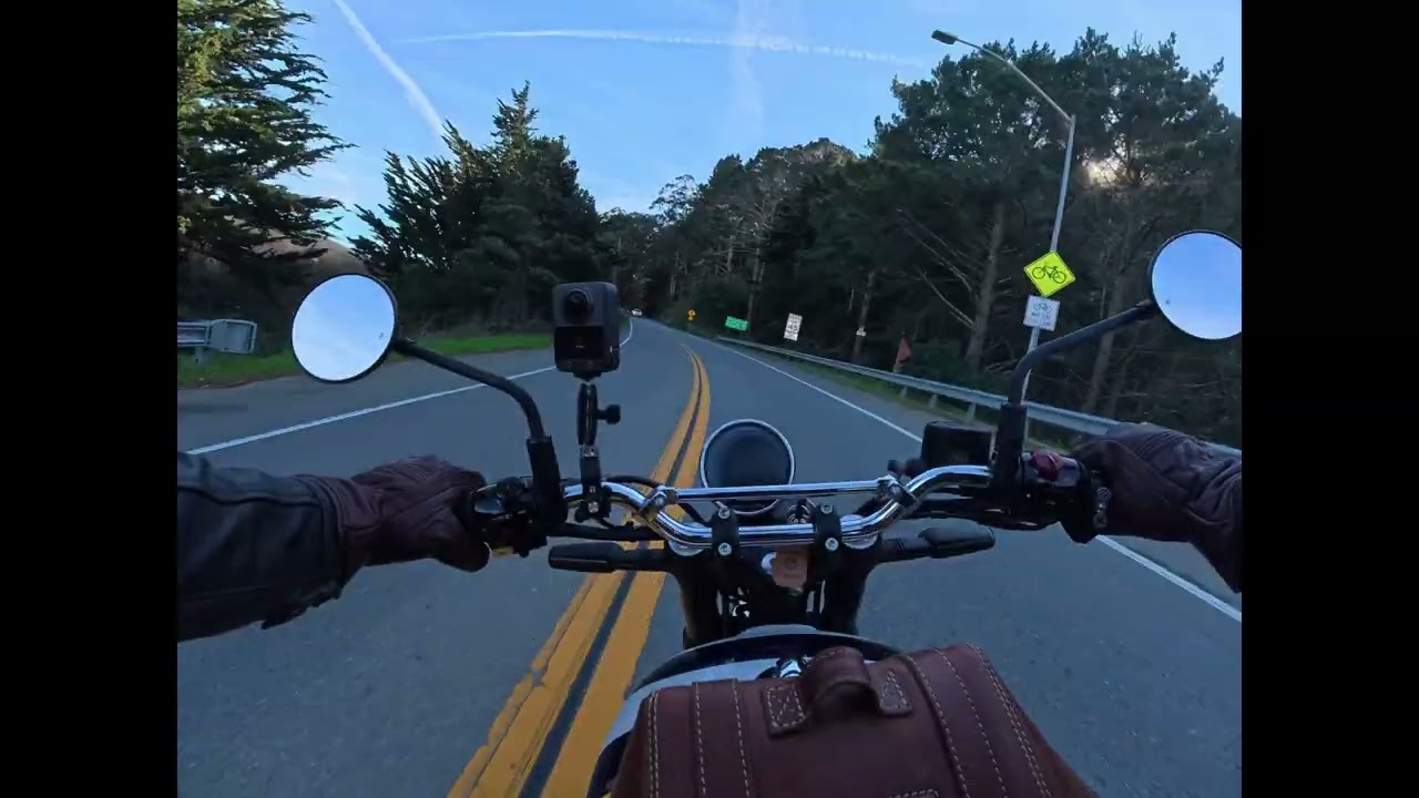 Royal Enfield Bear 650 -- Hwy 1 & Peninsula Lanes