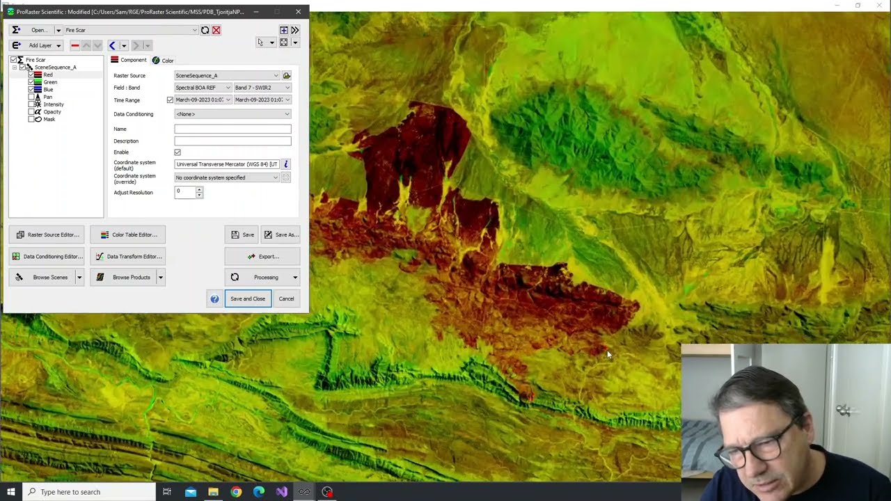 ProRaster Scientific - Tjoritja Fire Scar Analysis