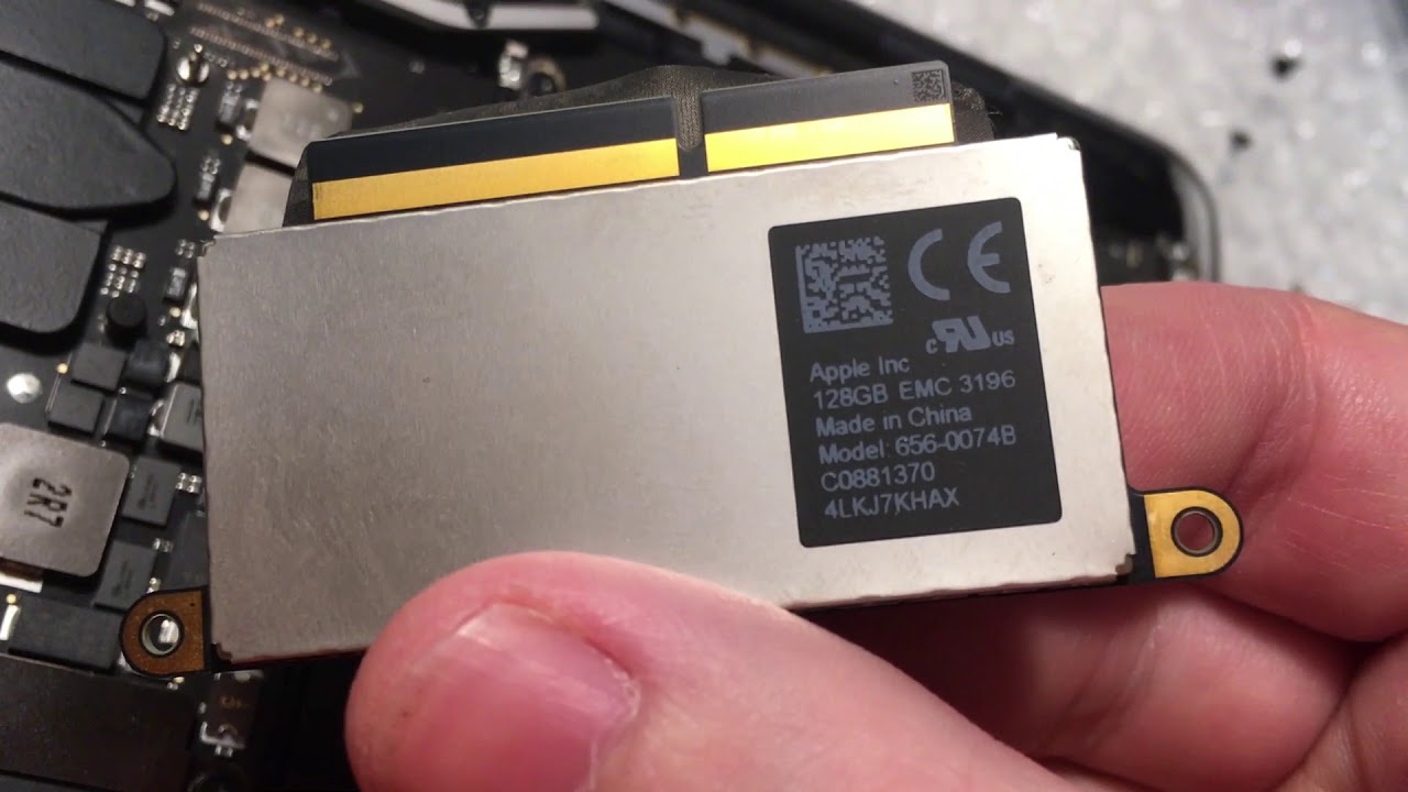 Upgrade MacBook Pro 2017 ssd 128MB to ssd 1TB
