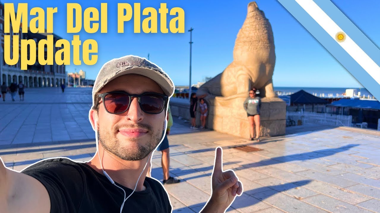 Walking the Beach in Mar del Plata Argentina 2024