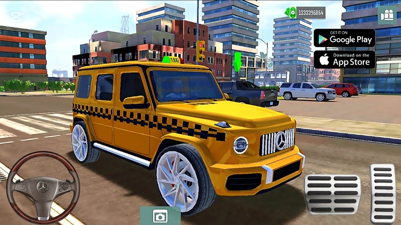 Mastering Taxi Life: Mercedes Benz Gameplay in an Immersive City Driving Simulator!