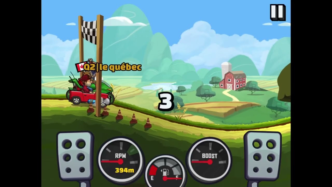 How to use starting boost in Hill Climb Racing 2!!!