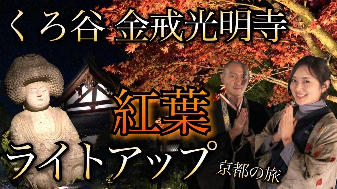 【京都の紅葉】くろ谷 金戒光明寺のライトアップ【レポート】