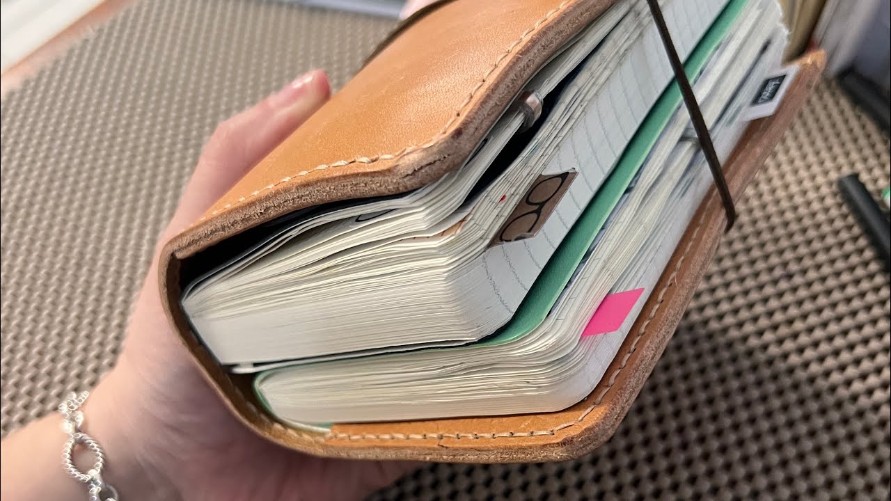 Flip of Moleskine Pocket Weekly/Daily