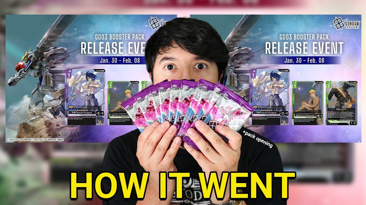 Going Over Both of My GD03 Steel Requiem Release Event Results + Pack Opening