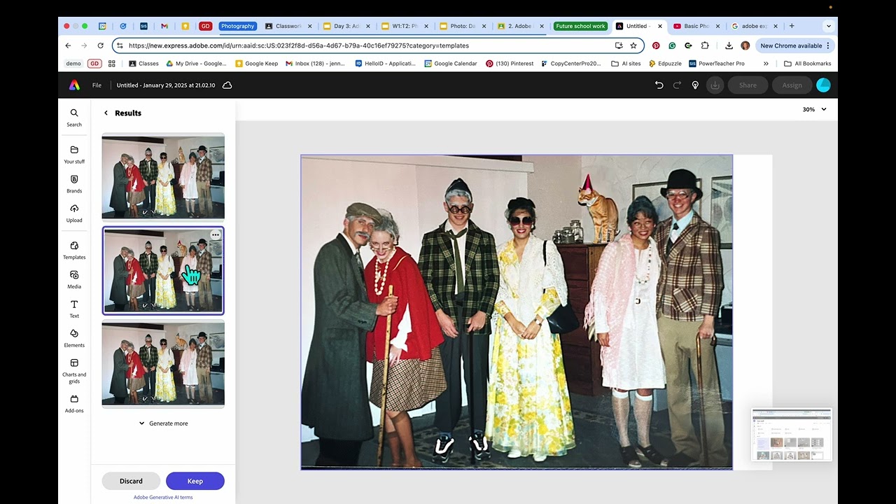 Editing Photos in Adobe Express Desktop