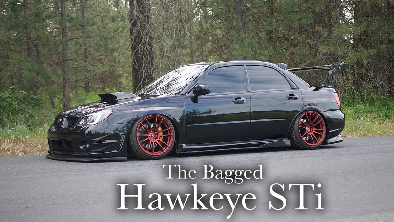 BAGGED/STANCED SUBARU STI!