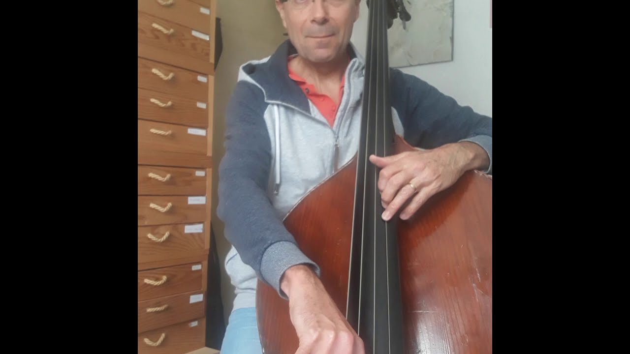 Articulations de main gauche à la contrebasse