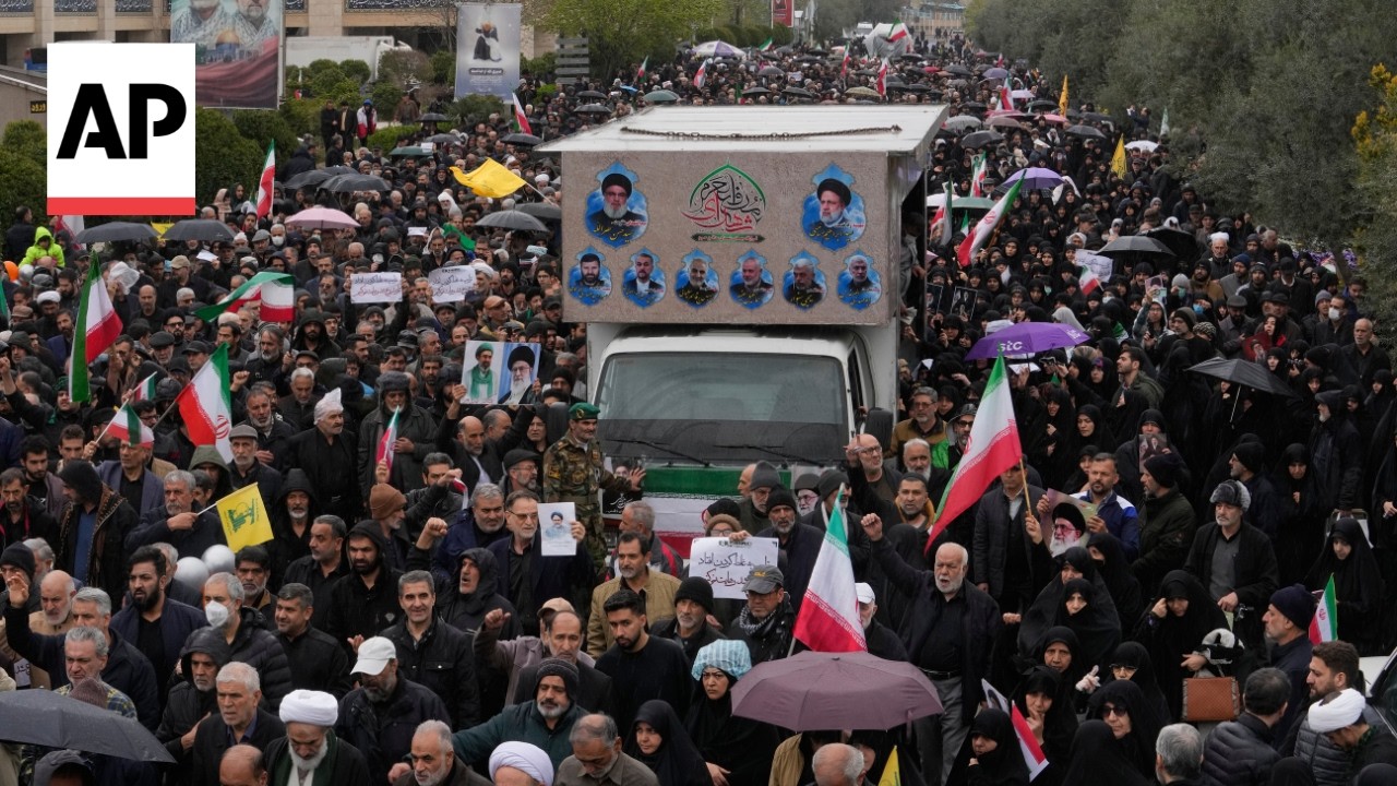 Funeral held for Iran's intelligence minister and his family in Tehran