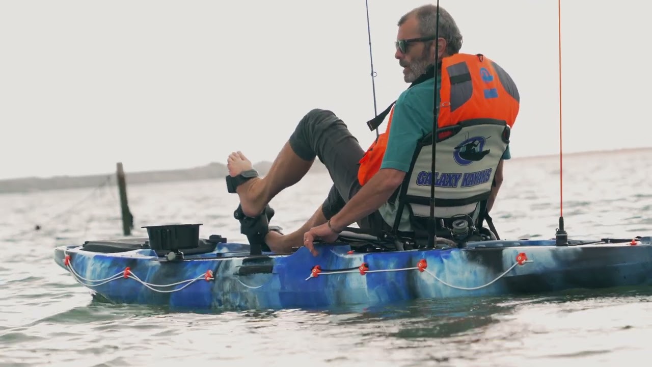 Galaxy Supernova Jr Pedal Kayak - Small Size, Big Adventures for Anglers!