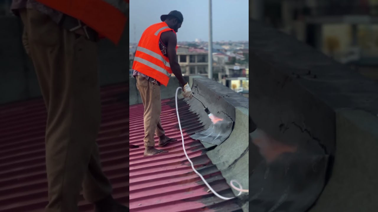 How to apply a torch on bitumen membrane 