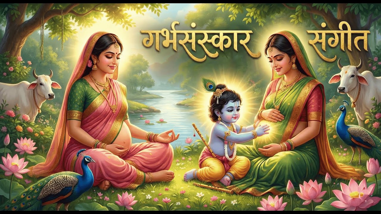 Calm Krishna music for Mothers | Pregnancy Music | Garbha Sanskar Music 