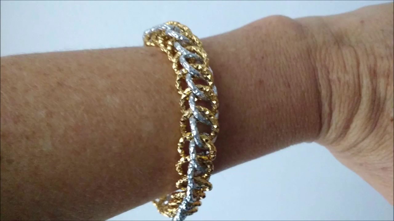 Tutorial bracciale con tecnica chain mail mezza persiana