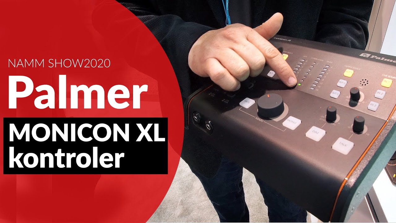 Jak kontrolować monitory studyjne? Palmer MONICON XL (NAMM2020)