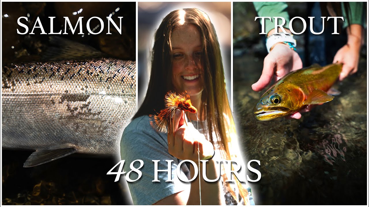 48 Hours FISHING, CAMPING, and FORAGING in the PNW