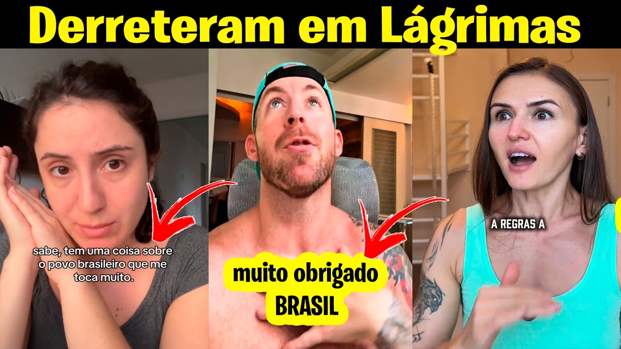 Força do Brasil Foi Tão Real Que Eles Não Conseguiram Segurar o Choro