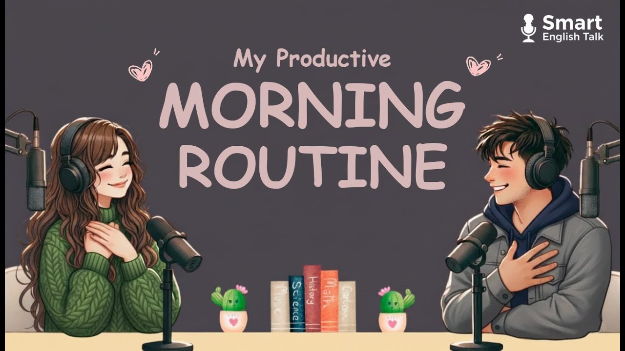 Morning Routine To Improve Your English | Smart English Talk for Conversation Practice B1