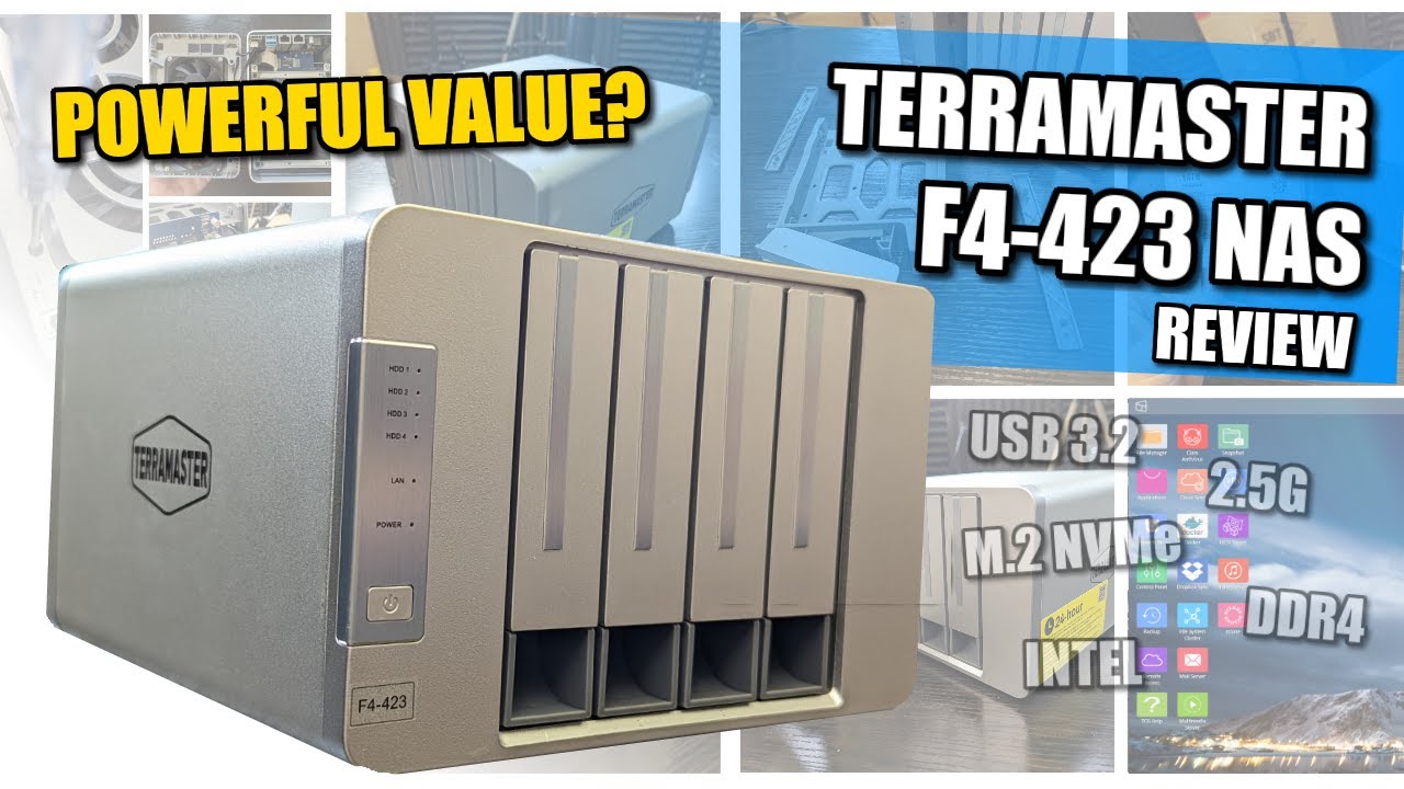 Terramaster F4-423 NAS Review - Powerful Value?