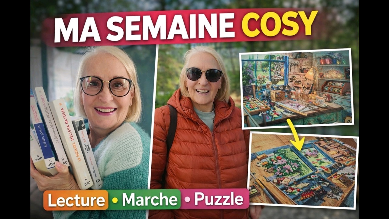 🌿 Weekly Vlog N°11 - lecture, marche, coiffeur et nouveau puzzle