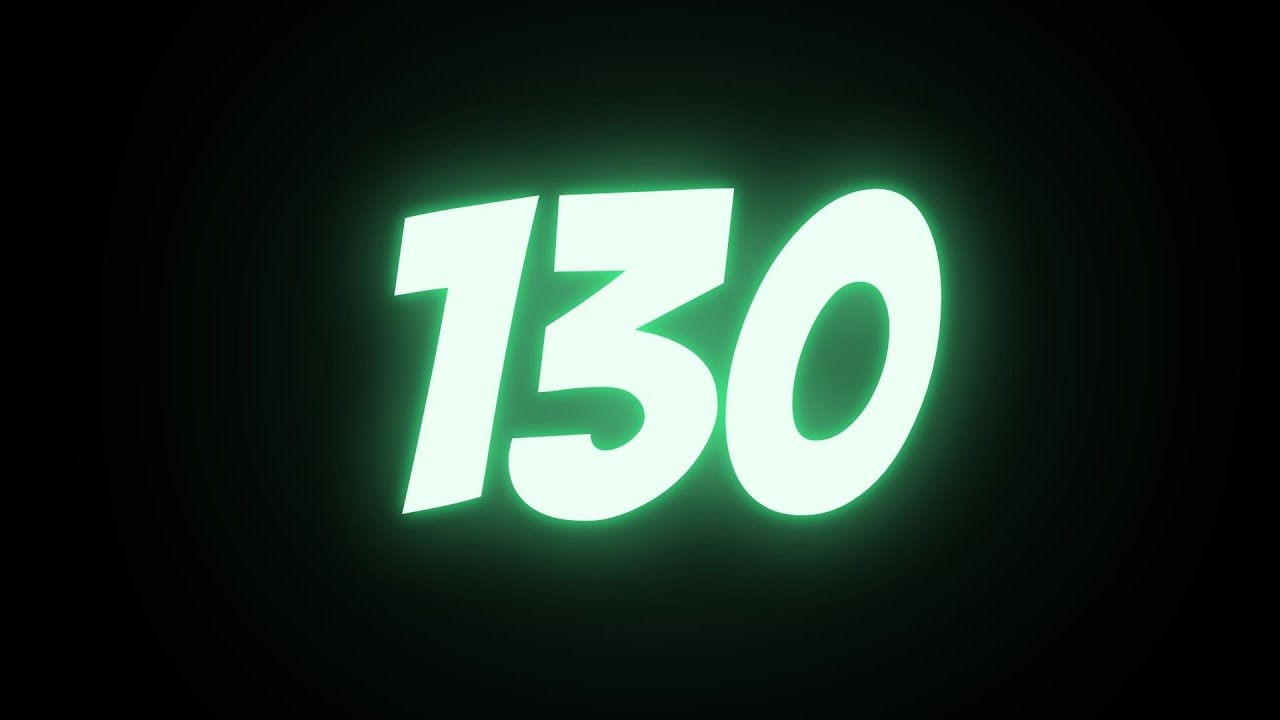 130 Seconds Countdown Timer with Sound Effects | 130 Seconds Alarm Timer Loud 1080p Full HD