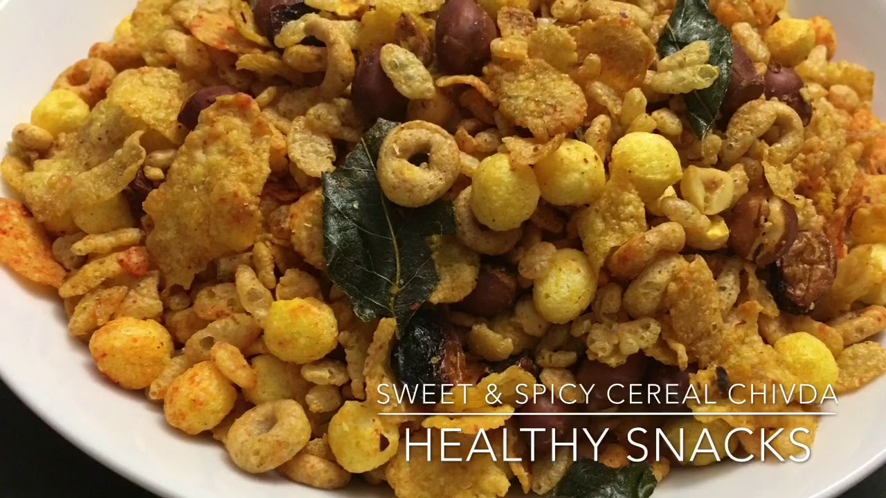 Sweet & spicy cereal, healthy and quick snack