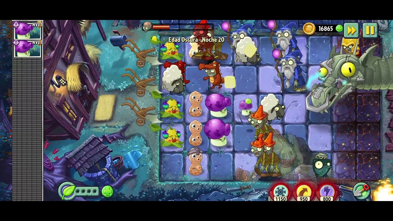 Plants vs Zombies 2 - Edad Oscura - Nivel Jefe