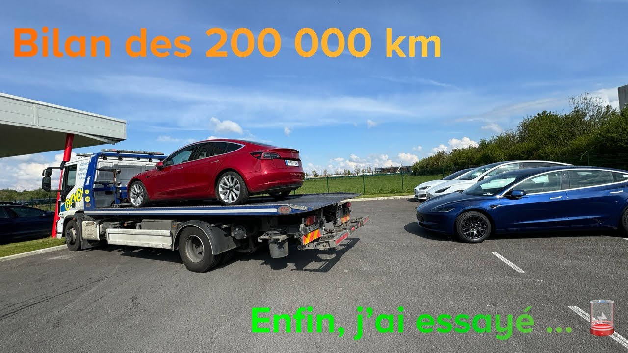 Bilan des 200 000 km en Tesla Model 3 - Spoiler alert : ça fini mal 🥵