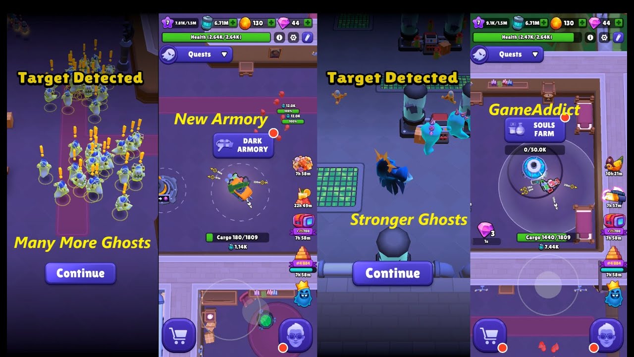 Ghost Invasion RPG Idle Hunter | Everything About Level 7 Tips | Dark Armory, New Farms, New Ghosts