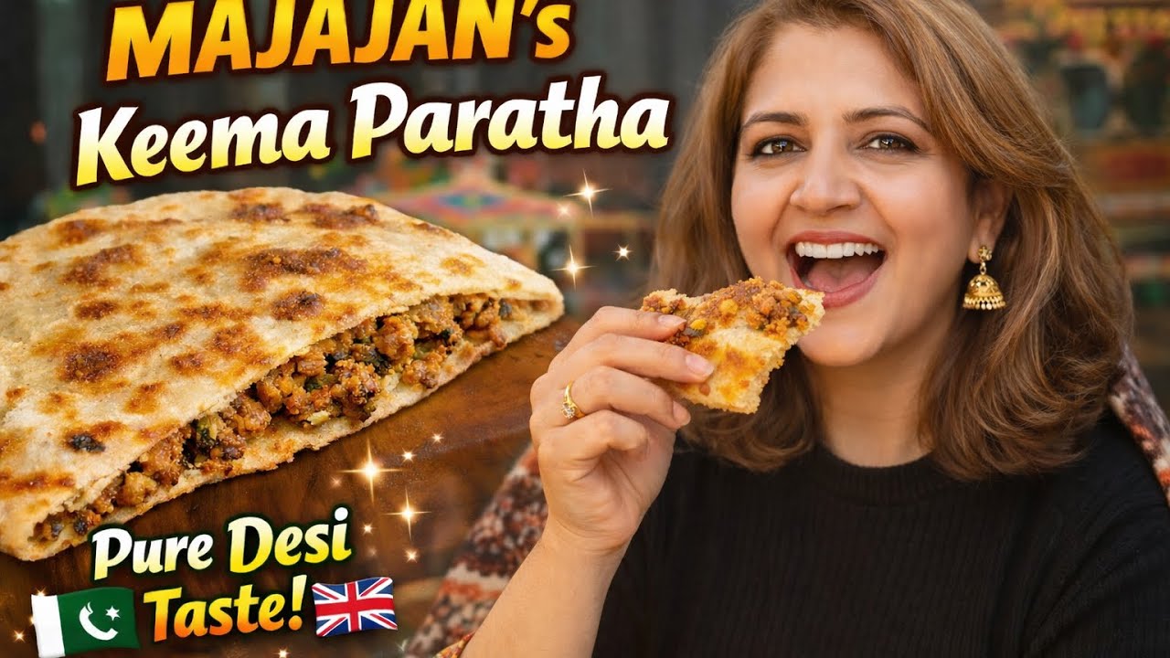 MAJAJAN’s Keema Paratha | Pakistani Traditional Breakfast in the UK 🇵🇰🇬🇧”