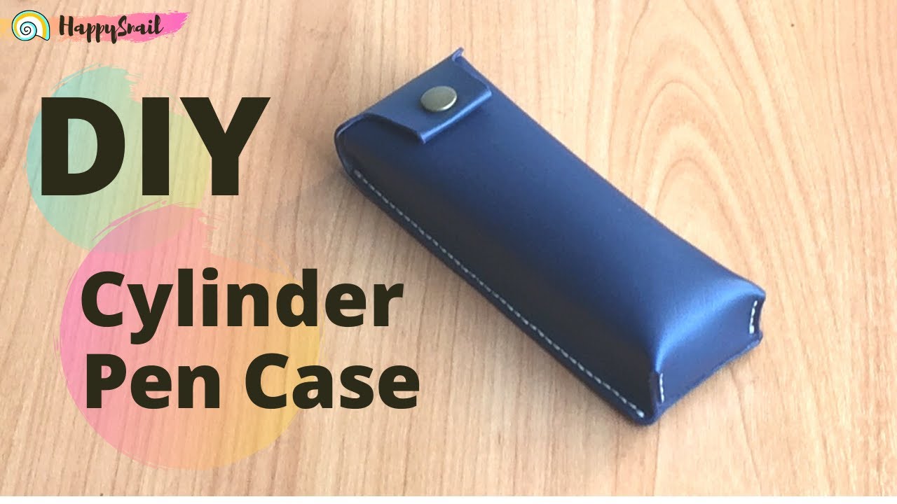✅ How to make a Rectangle Leather Pen Case. ✏️ , make a coffin-shaped pencil holder. #leathercrafts