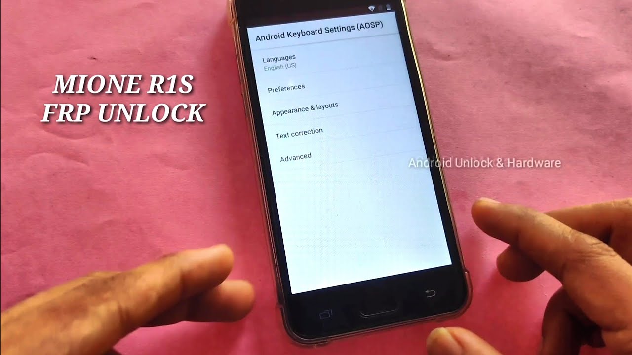 MIONE R1S FRP Unlock New Method without PC