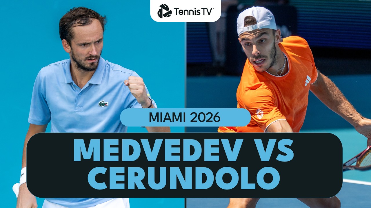 Daniil Medvedev & Francisco Cerundolo Rollercoaster Match 🥵 | Miami 2026 Highlights