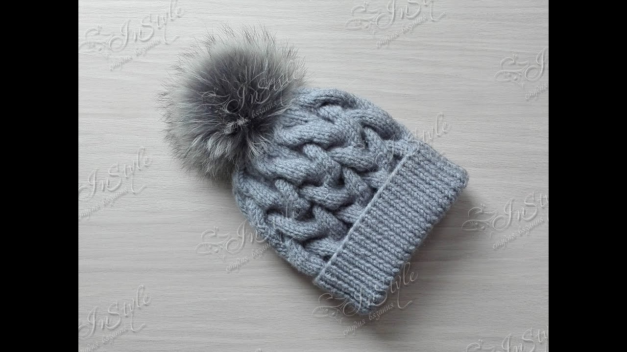 HAT WITH "CABLED SHADOW" PATTERN ► Knitting Masterclass