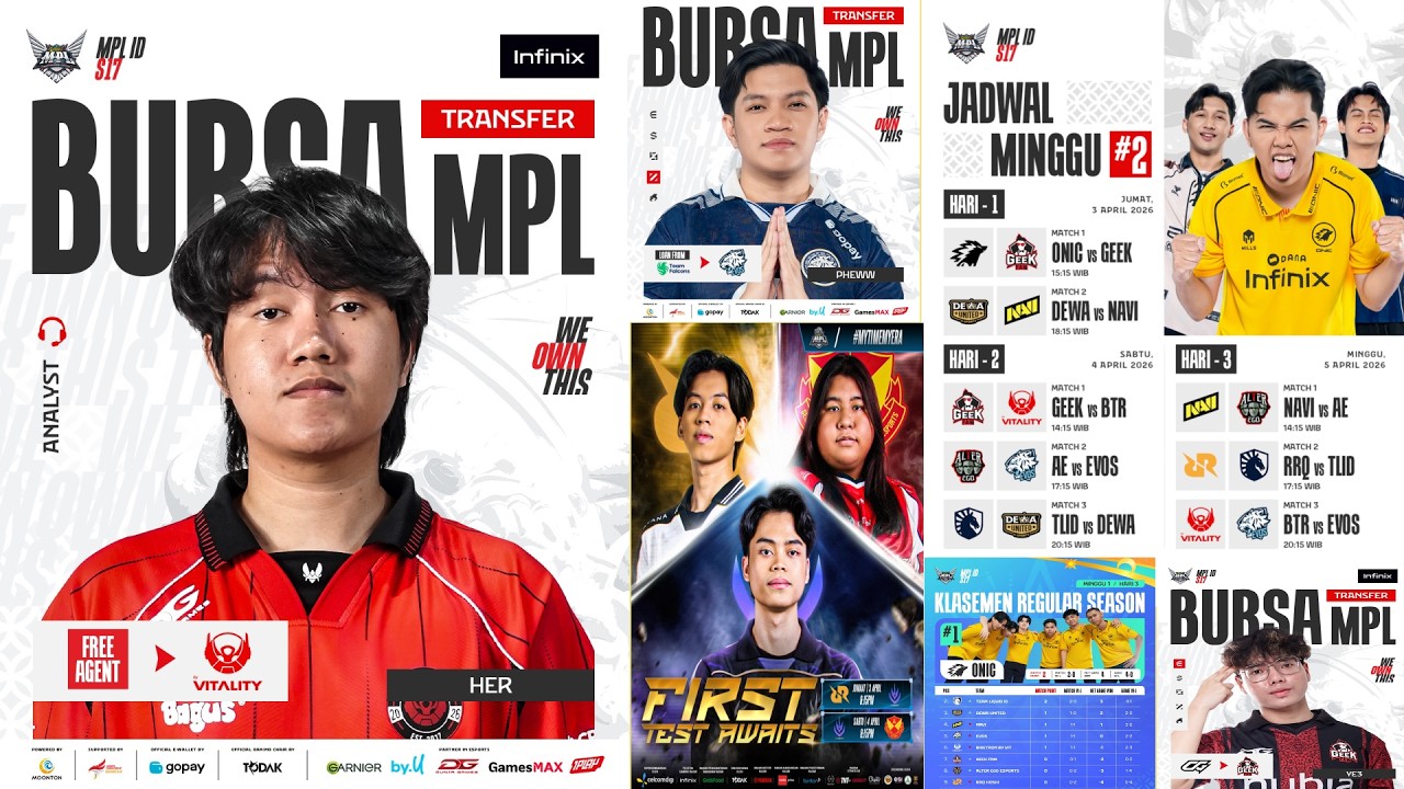 WELCOME BTR HERT*D ! BURSA TRANSFER MPL ID & JADWAL MPL ID WEEK 2 + JADWAL MPL MY WEEK 1 | RRQ TORA
