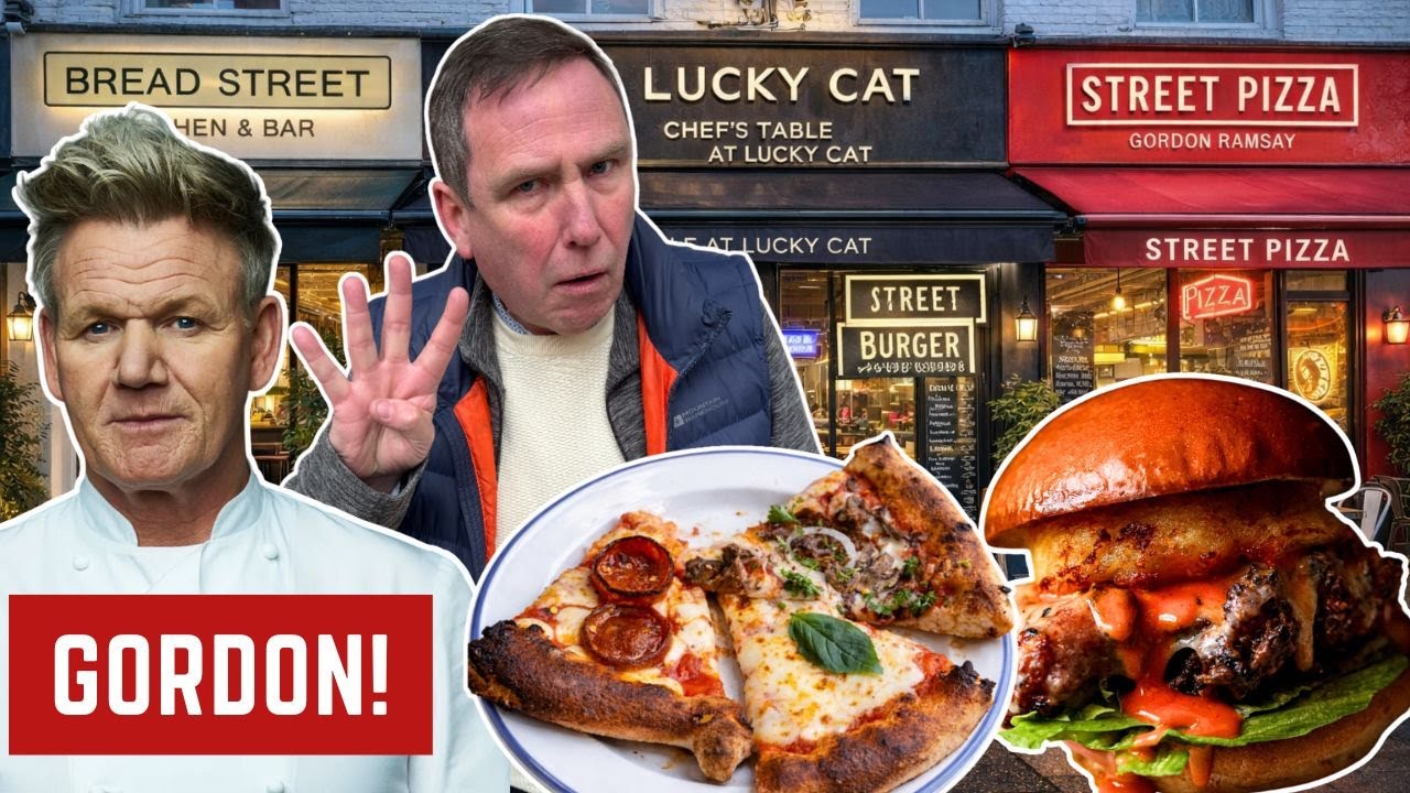 I Review Every Gordon Ramsay Restaurant! Did I Send Anything Back?!