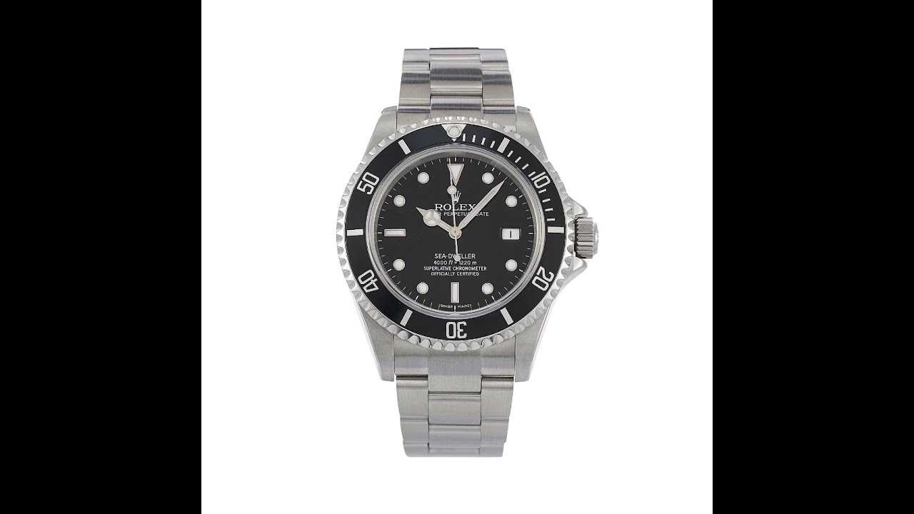 Rolex Sea-Dweller 16600 4K Watch Review