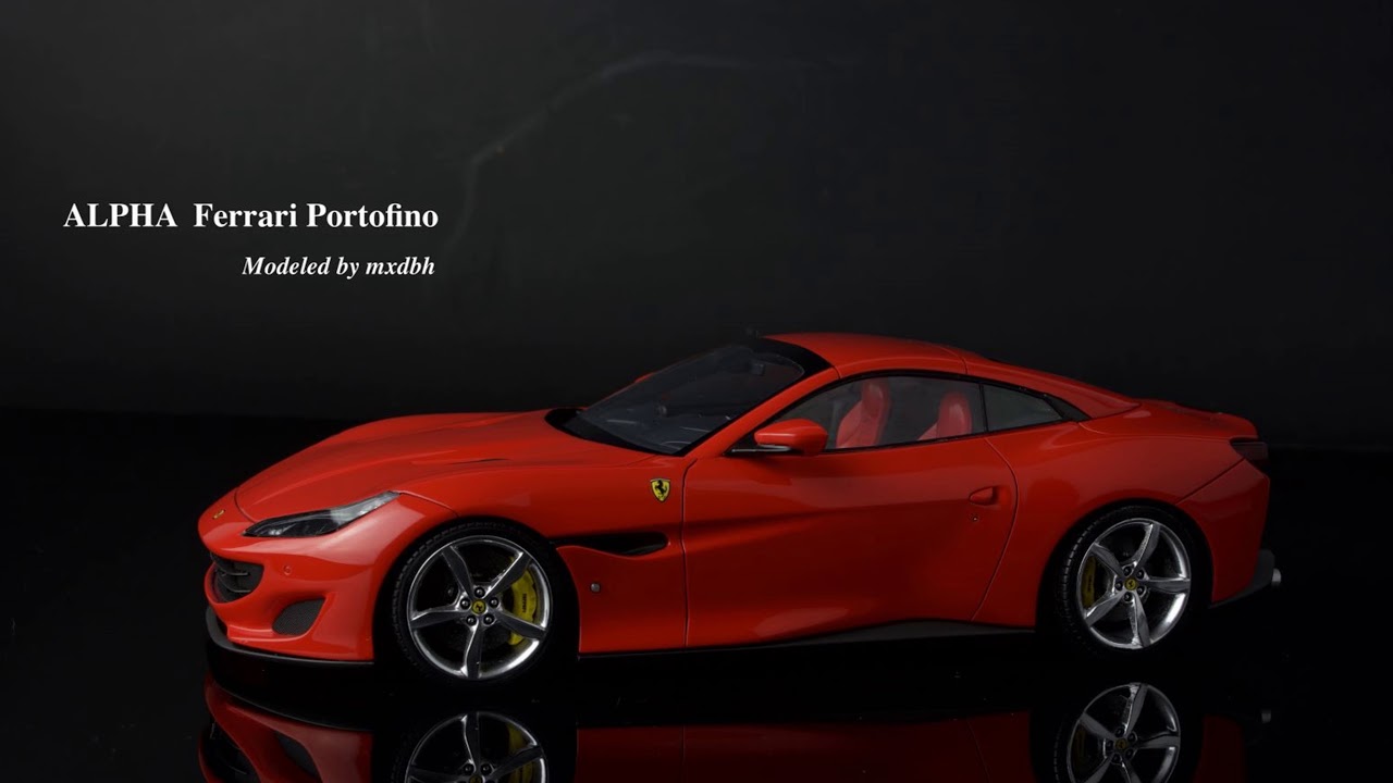 Ferrari  Portofino 1/24 Alpha Model show