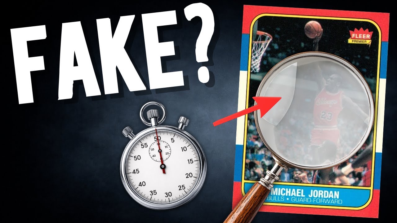 How To Spot a Fake Jordan Rookie Card in 60 Seconds