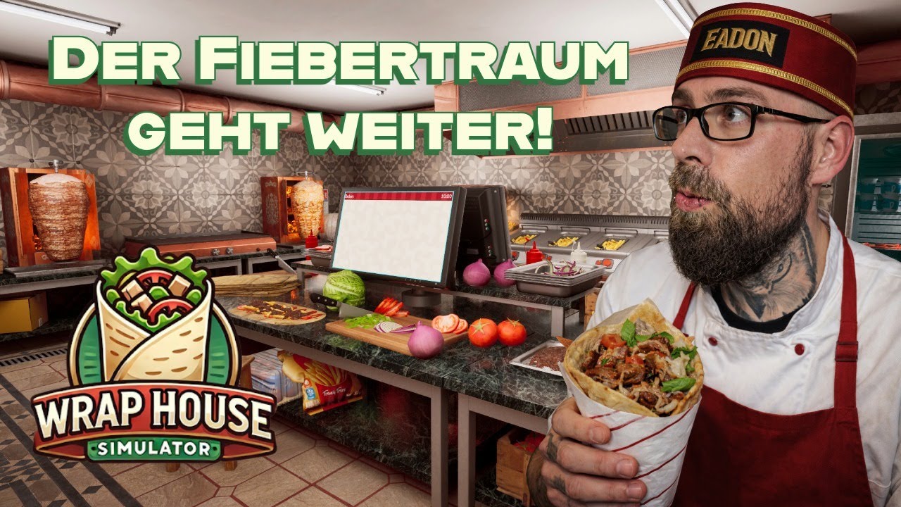 Ich rolle Wraps, bis der Laden läuft! 🌯 | Wrap House Simulator – Let’s Play #2