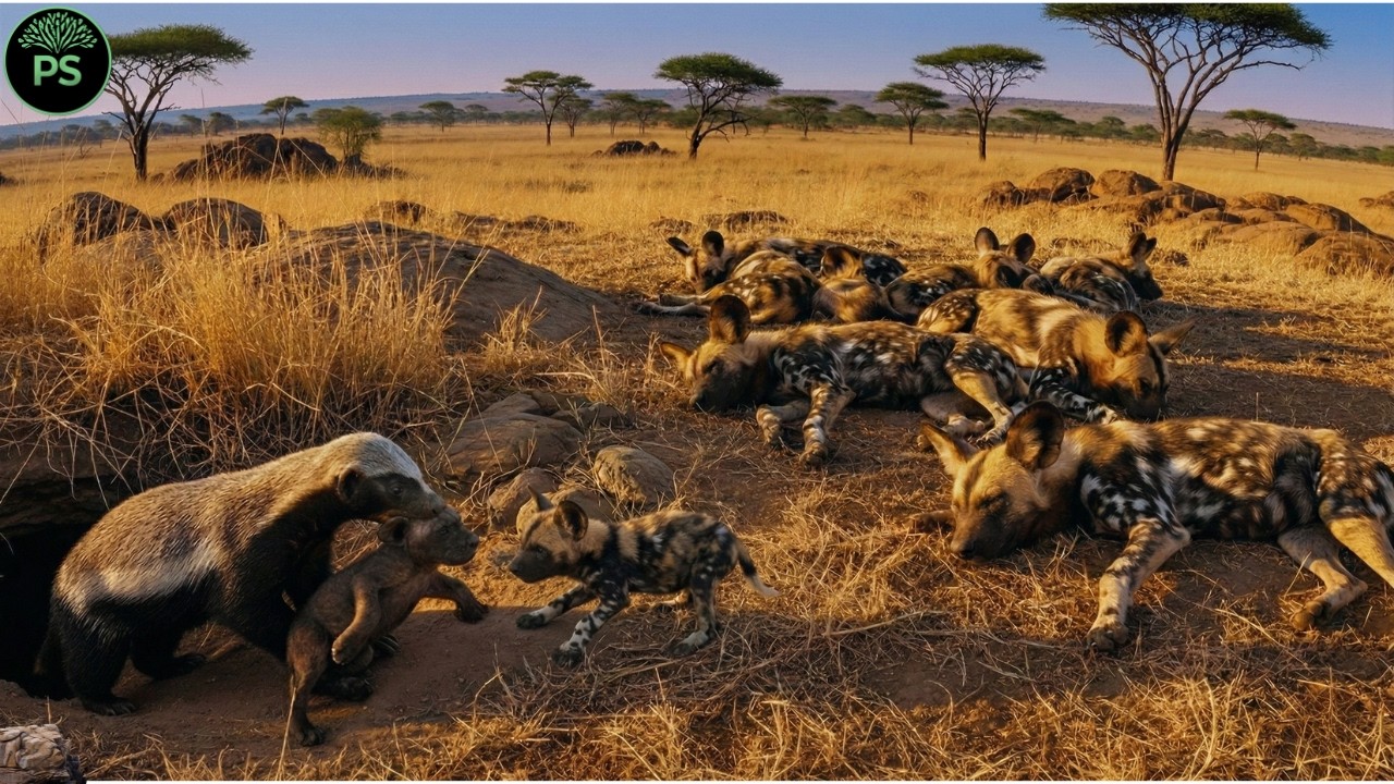 ÁFRICA SALVAJE La Batalla Épica por Proteger a la Manada #animalessalvajes