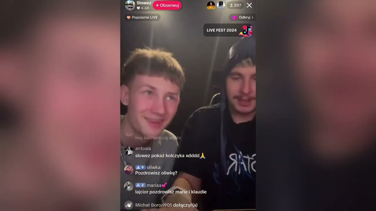 WHITE 2115 I SLOWEZ ROBIĄ NUTY NA TIKTONGU [LIVE]