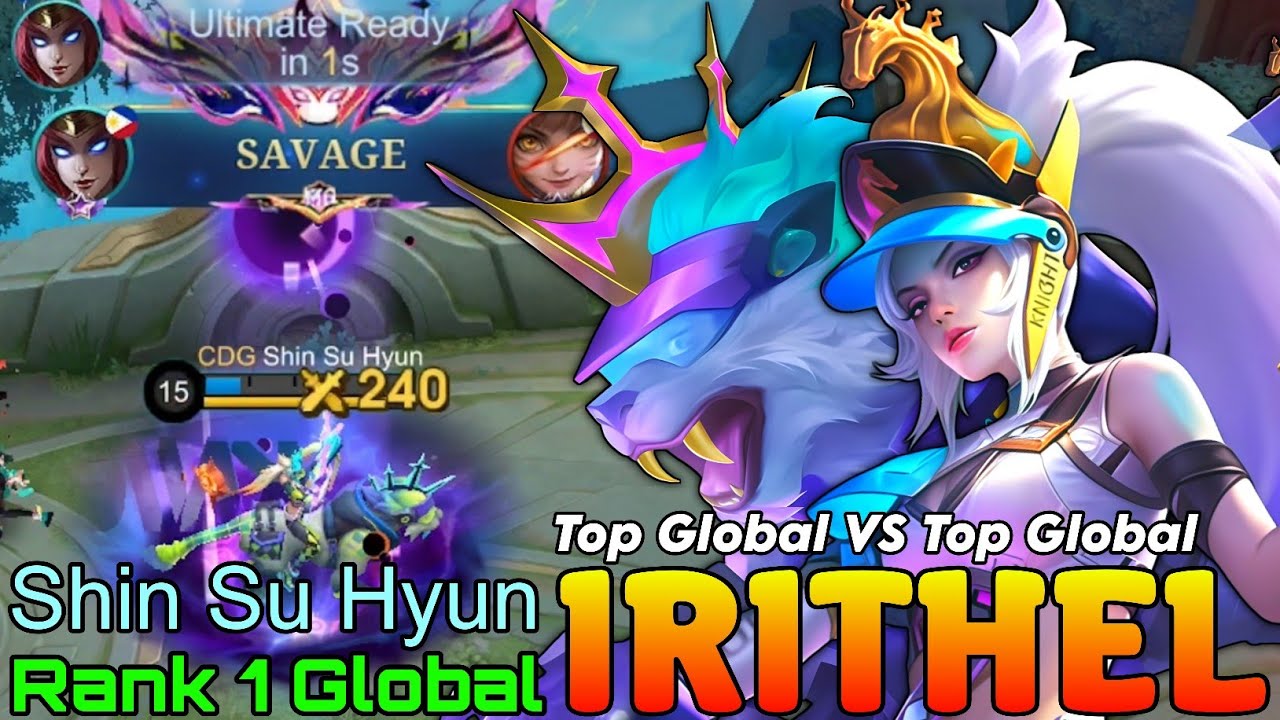 SAVAGE Irithel VS Top Global Nolan - Top 1 Global Irithel от Shin Su Hyun - Mobile Legends