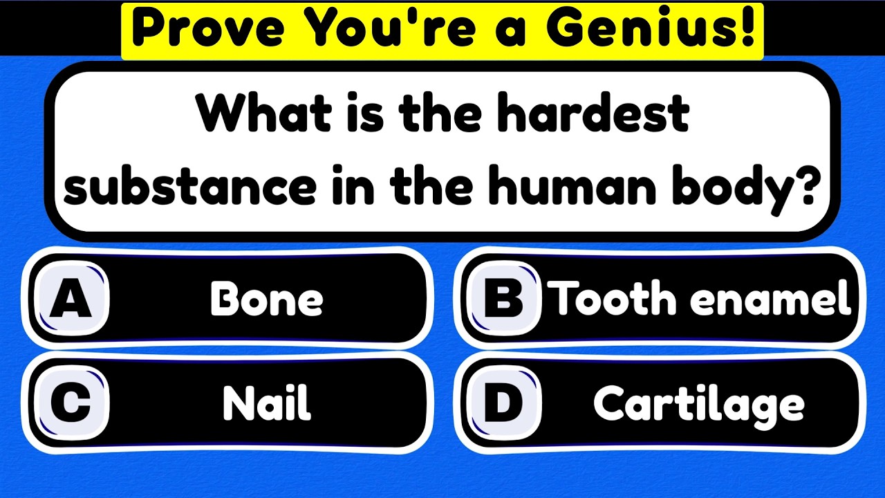 Only 1% Can Pass This Impossible Quiz Challenge!🧠 These 20 Questions Will Test Your Real IQ! #gkquiz